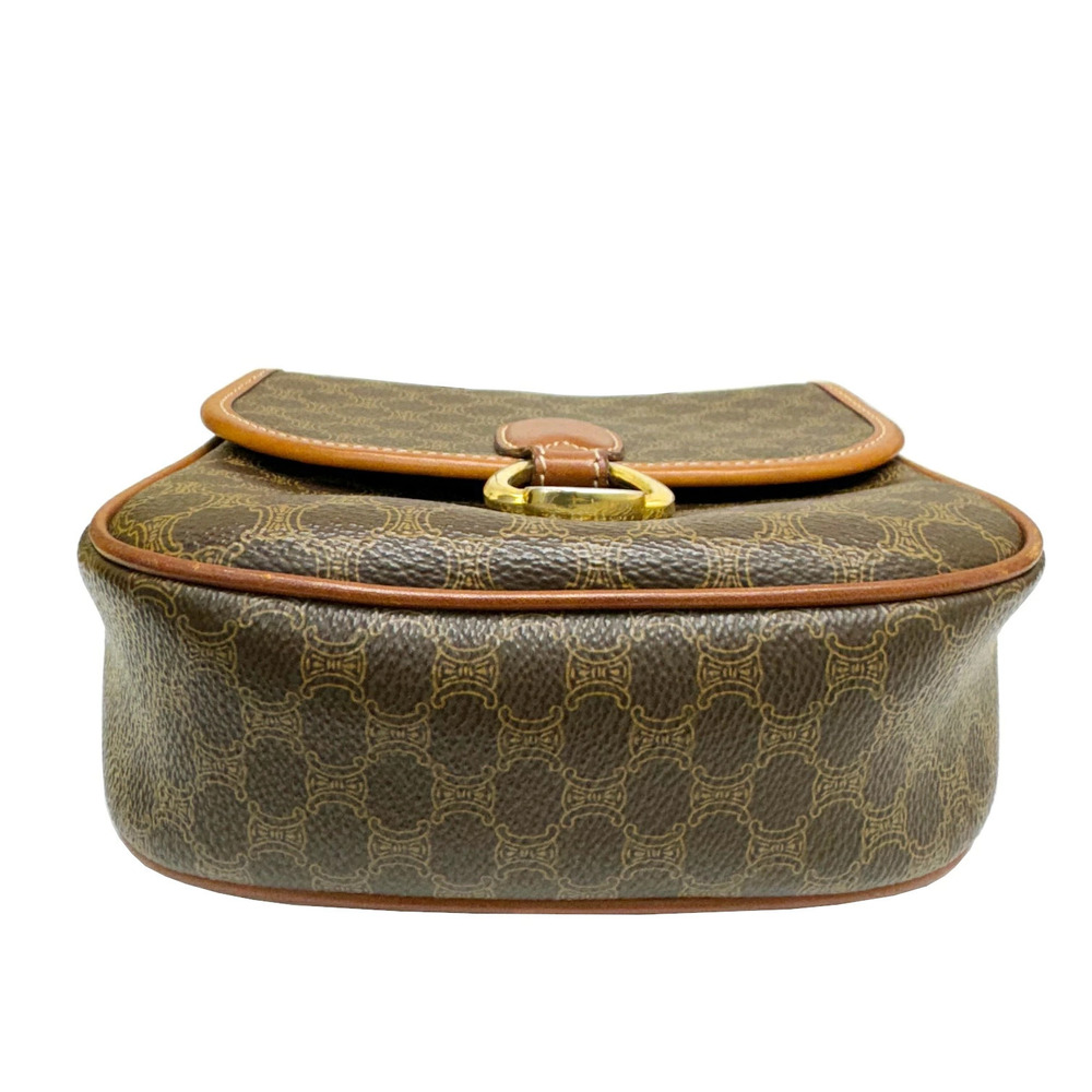 CELINE Macadam Shoulder Bag Triomphe Leather - Picture 4 of 11